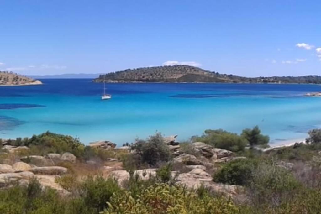 Havikee, Private Beach Villa! Ormos Panagias Zewnętrze zdjęcie